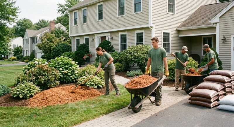 Cypress Mulch Installation in Honolulu, HI