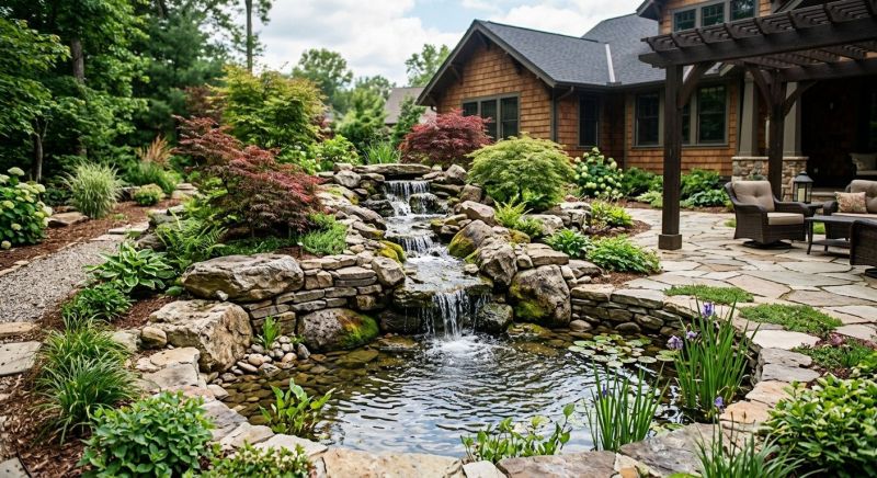 Pond Waterfall Installation in Honolulu, HI